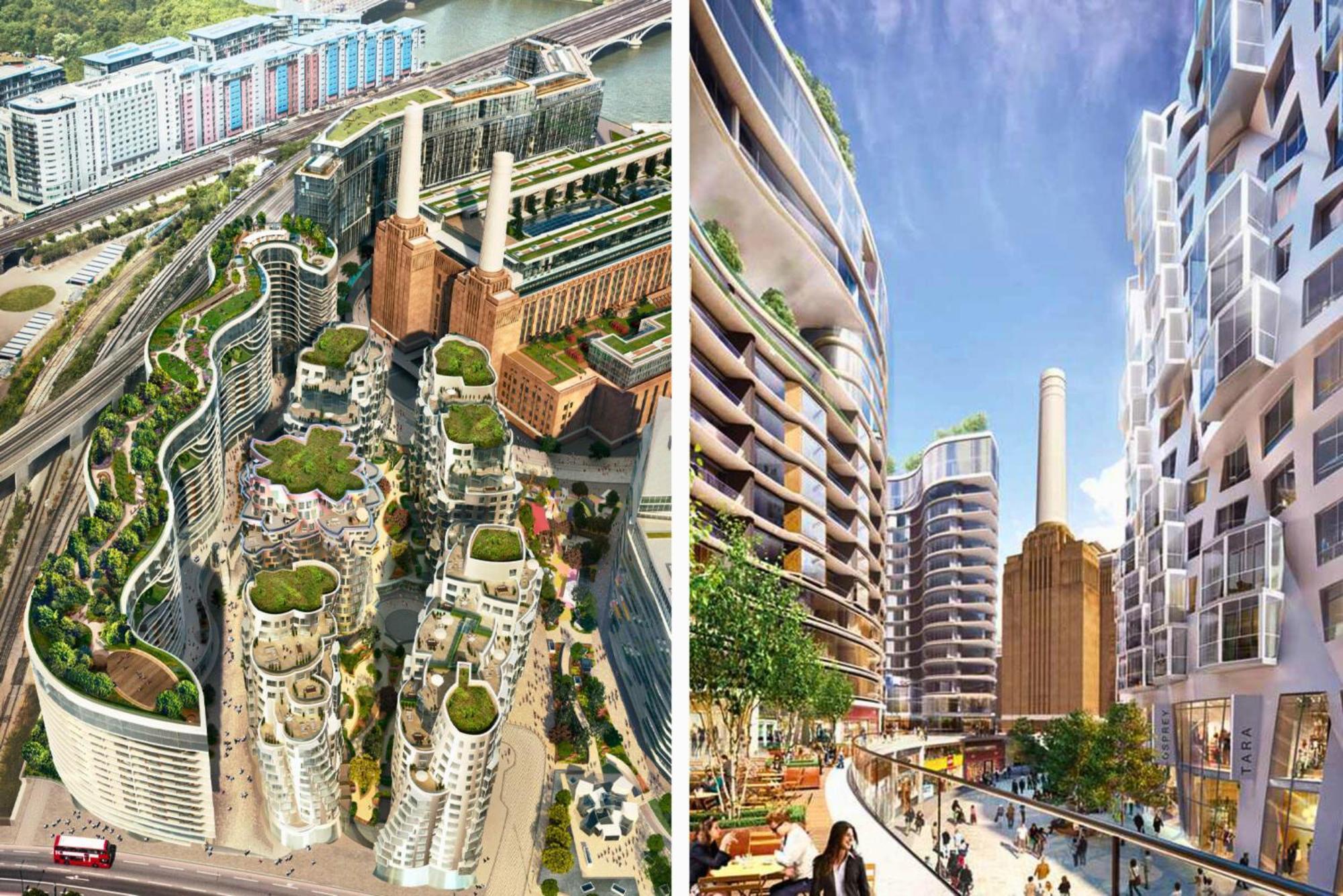 Battersea Power Station - Winter Garden Balcony & 1Gb Wifi - Luxurylondonstays المظهر الخارجي الصورة