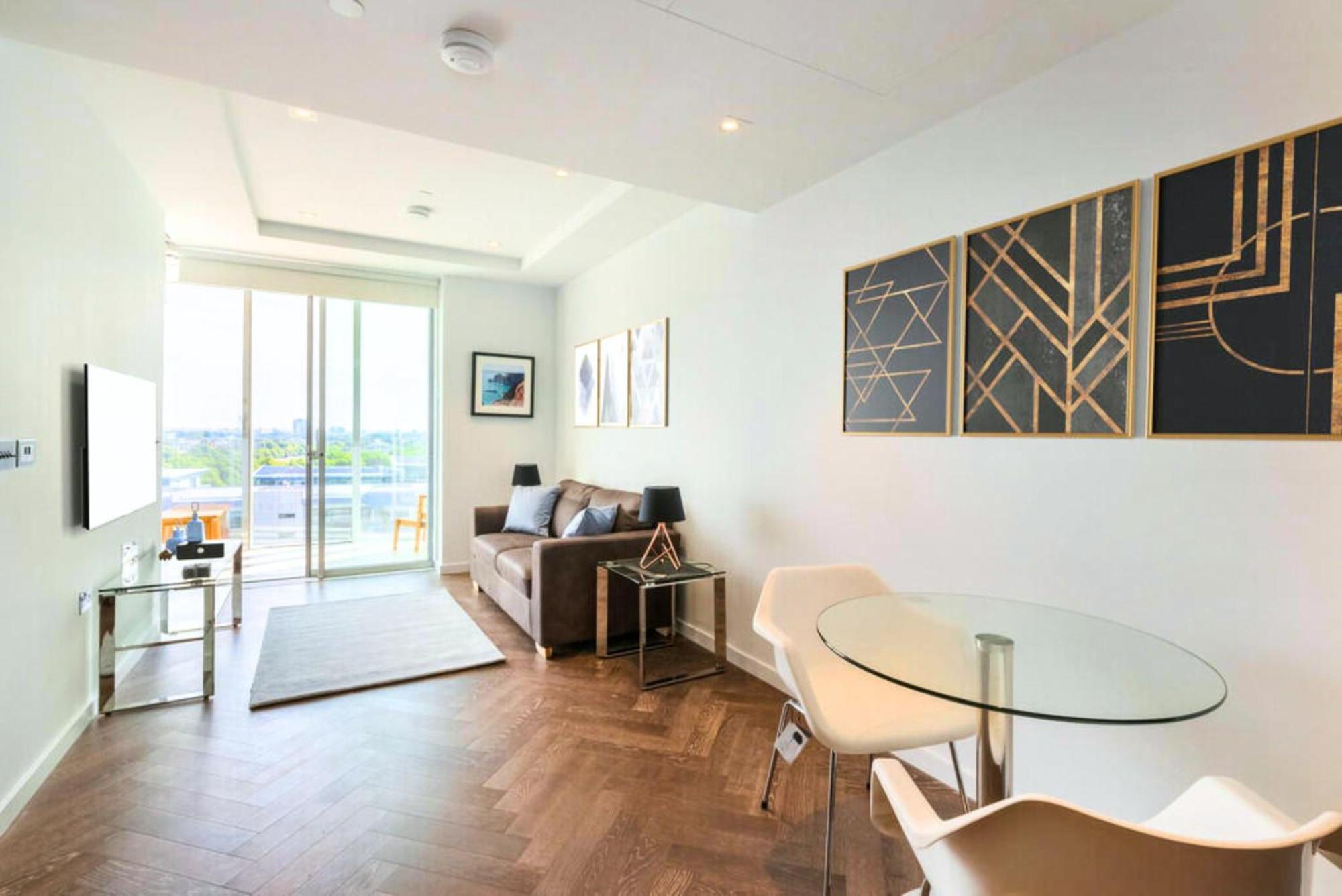 Battersea Power Station - Winter Garden Balcony & 1Gb Wifi - Luxurylondonstays المظهر الخارجي الصورة