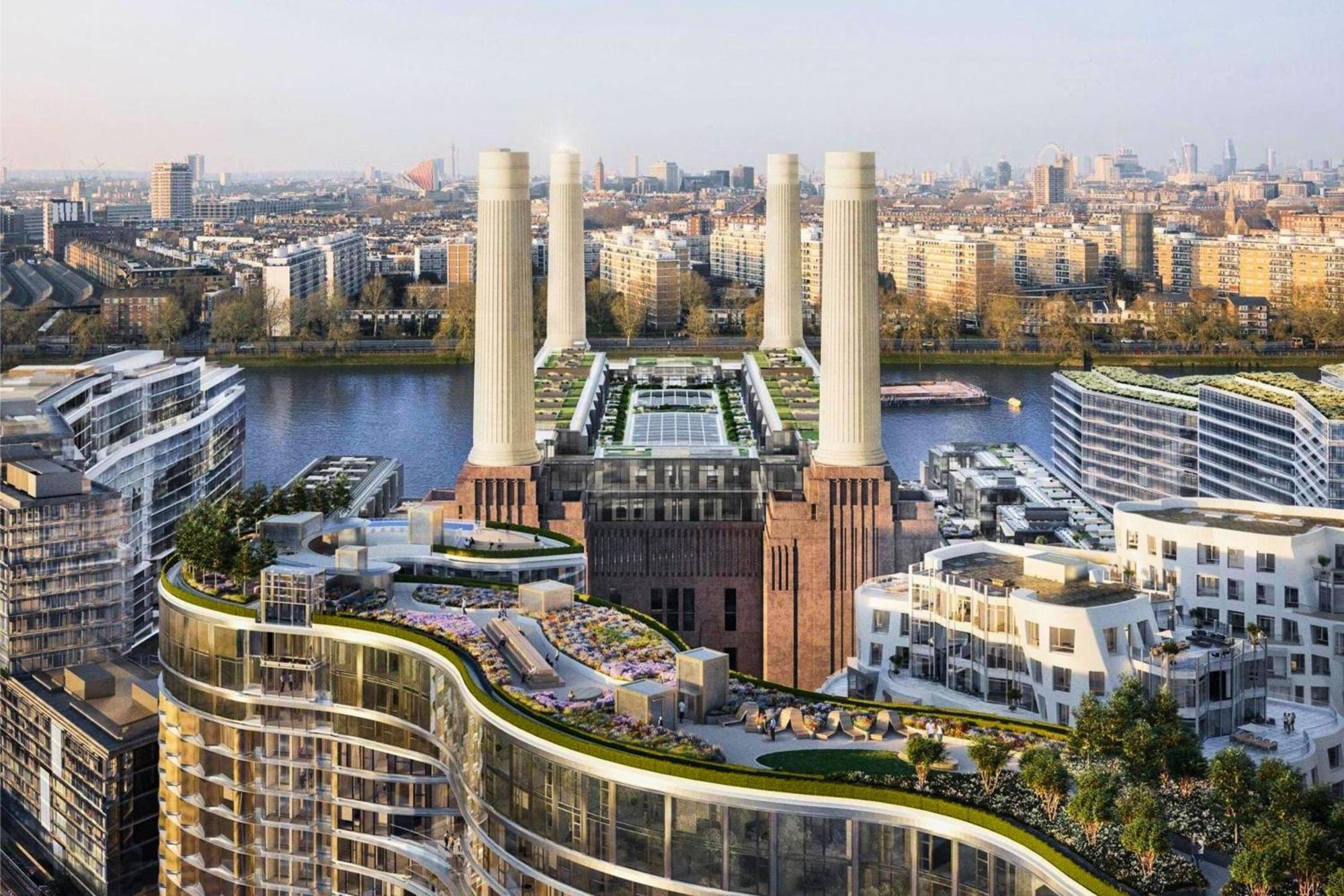 Battersea Power Station - Winter Garden Balcony & 1Gb Wifi - Luxurylondonstays المظهر الخارجي الصورة